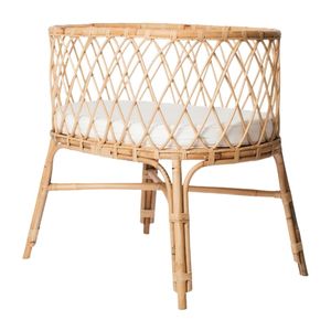 High Quality Rattan <b>Convertible</b> Crib Wholesale Factory Price Hot Sale Cheap Versatile Baby <b>Bed</b> Kids Furniture Nursery Room - Product Image 2
