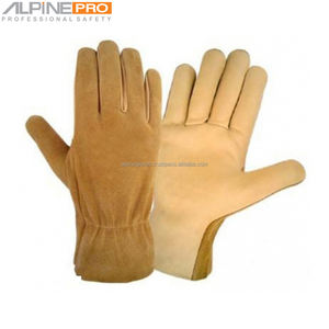 Gants de sécurité pour conducteur en cuir de chèvre grainé fabriqués au Pakistan Gants de protection thermique en cuir de chèvre anti-impact - Product Image 4