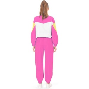 Pink <b>Colour</b> Lightweight Men's Sweatsuit Nylon Summer Windbreaker Zipper Sets Breathable Comfortable Streetwear Tracksuit - Product Image 6