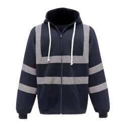 2026 New Hi Vis Reflective Safety Waterproof <b>Jacket</b> for Outdoor Construction Custom DTF printed Logo safety <b>jacket</b> for Men - Product Image 4