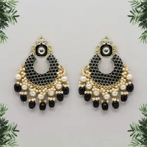 Latest Exclusive Beautiful Meenakari Earrings With Meenkari Beads Fashion Jewelry For Women and Girls Collection 2022