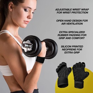 Great Gym Fitness Workout <b>Gloves</b> for Men and Women Hand Support Sports Cross <b>Training</b> Built-In Wrist Wraps for <b>Weight</b> Lifting - Product Image 5
