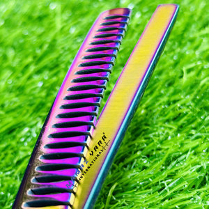 Great Performance Curved Thinning Scissors Multi Color 40 Teeth Hair <b>Shears</b> Reversed Thinner Professional Barber Styling <b>Tool</b> - Product Image 6