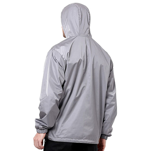 New Style <b>Men's</b> Anorak Windbreaker <b>Jacket</b> Outdoor Wholesale <b>Men</b> Windbreaker Half Zipper Color Block <b>Summer</b> <b>Jackets</b> - Product Image 3