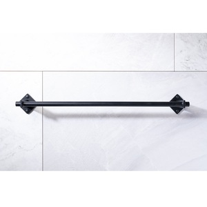 Toallero individual victoriano de hierro fundido, montado en la pared, negro, con diseño de calamar, para el hogar, hoteles, accesorio de baño - Product Image 6