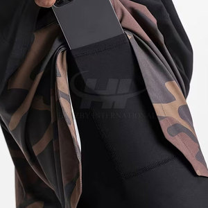 New Style Elastic Waist Mid Casual Gym Shorts Quick Dry Made in Polyester Spandex Top Selling - Product Image 3