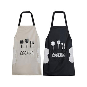 2 Pack <b>Kitchen</b> <b>Apron</b> with Hand Wipe,Water-drop Resistant with 2 Pockets Cooking Bib <b>Aprons</b> for Women Men Chef - Product Image 4