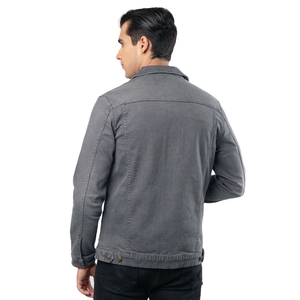 Latest Design New Hot Sale Long Sleeve <b>Denim</b> <b>Jacket</b> for <b>Men</b> and Lightweight Wholesale Clothing <b>Men</b> <b>Denim</b> <b>Jackets</b> - Product Image 1