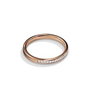 Anillo de boda unisex chapado en oro de 14k con diamantes de corte brillante redondo, estilo de lujo, color D, diamantes cultivados en laboratorio. - Product Image 2