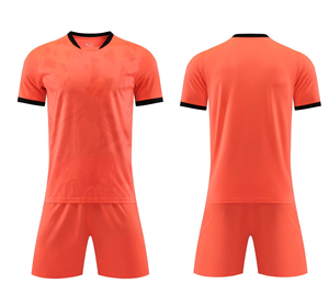 Uniformes de Fútbol de Manga Corta Hechos en Fábrica, Diseño Sublimado, Ecológicos, Elásticos en Cuatro Direcciones, Uniforme de Entrenamiento de Fútbol - Product Image 1