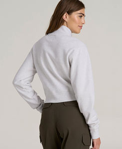 Sudaderas de invierno para mujer al por mayor, de la mejor calidad, con forro, cuello alto, bordadas, 100% algodón polar, transpirables, con cremallera, MOQ bajo - Product Image 2