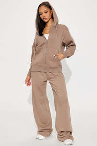 Wholesale Women Hoodie Jogger Set Casual Fleece Tracksuit Streetwear Supplier USA Fashion Outfit - Product Image 5