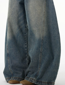 HANO 2024 New Bow Stitching Women Canvas Breathable Spring Mid <b>Elastic</b> Waist <b>Lace</b>-up Nonwoven Straight-Leg Cargo Pants Loose Fit - Product Image 5