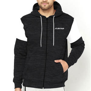 Sudadera con capucha y cremallera para hombre, informal, con cremallera completa y bolsillos, para fitness y ropa deportiva. Sudadera con capucha y cremallera para hombre. - Product Image 1