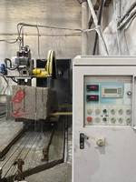 Machine de découpe automatique de blocs de pierre à colonne unique QZQ-1800 pour la découpe de blocs de granit et de marbre en dalles