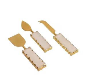 Ensemble de couteaux à fromage en métal de qualité supérieure, ensemble élégant de couteaux à fromage pour buffet, ensemble de couteaux à fromage pour la table - Product Image 4