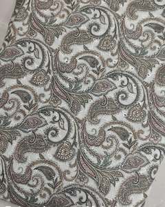 Tissu imprimé numérique en gros, motif floral, polyester, coton, rayonne, pour robe, chemisier, chemise, vêtement de mode - Product Image 2