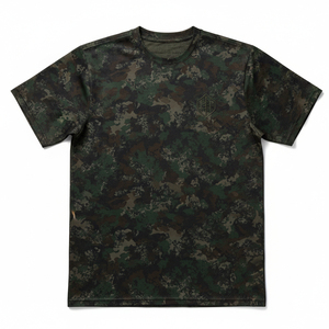 เสื้อยืดเทคโนโลยีไร้รอยต่อสำหรับล่าสัตว์ ทรงกระชับ ลายพราง ให้การเคลื่อนไหวได้อย่างอิสระ เหมาะสำหรับนักล่าและนักกีฬา - Product Image 1