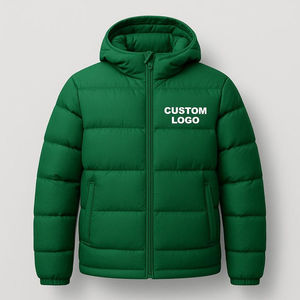 Chaqueta Acolchada Cálida para Invierno, Ropa de Abrigo para Clima Frío, Personalizable, con Cuello Alto y Logotipo Frontal, Alta Calidad - Product Image 1