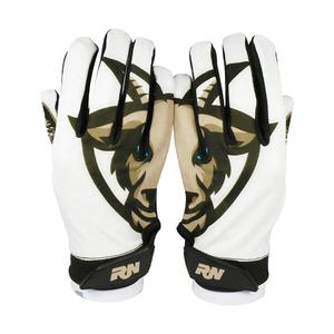 ถุงมือตัวรับสัญญาณฟุตบอลสำหรับผู้ชายผู้หญิงถุงมือซับลิเมตแบบไม่ลื่นสำหรับเล่นกีฬาฟุตบอล - Product Image 4