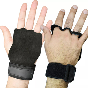 Premium Gymnastic Hand Grips for CrossFit Workout Gym Equipment with Durable Leather Material and Comfortable Wrist Strap - Product Image 4