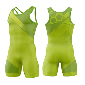 Combinaison de lutte personnalisée pour jeunes et hommes, sublimation, fabrication OEM, vêtements de lutte professionnels, vêtements de sport haute performance - Product Image 6