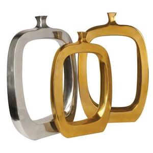 Set of 2 New Design Modern Handmade <b>Aluminium</b> <b>table</b> top Flower Vase hotels & restaurants Wholesale Manufacturer Supplier - Product Image 3