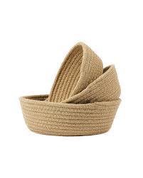 Natural Jute <b>Small</b> Storage <b>Basket</b> Round Beige Brown Mini Rope Paper Box Hamper Tray for Baby Nursery Home Decor - Product Image 2