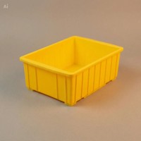 Caisse de rangement pour légumes empilable, ventilée, écologique, en PP, sur mesure OEM