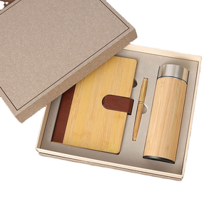 Wholesale New Luxury Business Gift Set 3-in-1 Pen Notebook Paper Office Stationery Silk Screen Printing for Corporate Gifts