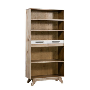 SOHO Collection Modern Design Good Quality <b>Solid</b> <b>Wood</b> <b>Bookcase</b> 1850Mm Height Home Furniture for Apartment From Vietnam - Product Image 2