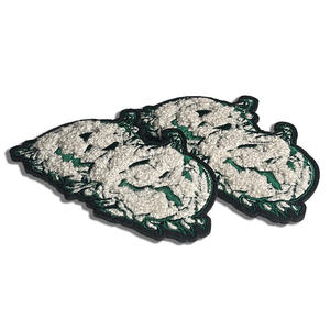 Wholesale Embroidery Patch Custom Chenille Style Fabric Applique for <b>Jackets</b> Shirts Caps Bags Clothing Iron On Sew On Decorative - Product Image 2