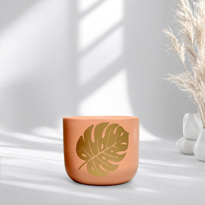 Maceta Artesanal de Terracota con Diseño de Corazón, Hecha a Mano, Colorida, con Orificio de Drenaje para Plantas de Interior, Sala de Estar - Product Image 5