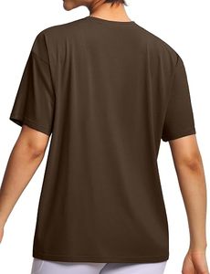 เสื้อยืดสตรีทแวร์โลโก้แบบกำหนดเอง เสื้อยืดผ้าฝ้ายทรงหลวมสำหรับผู้หญิง เสื้อยืดคอกลมโอเวอร์ไซส์สุดหรูสำหรับผู้หญิง - Product Image 2