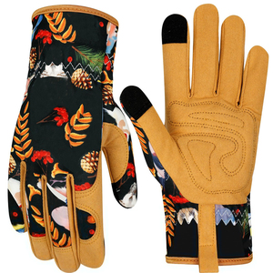 ถุงมือป้องกันงานหนักคุณภาพสูง ผลิตจากหนังสังเคราะห์เคลือบลาเท็กซ์ - Product Image 3
