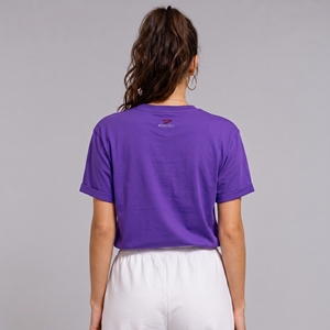 Camiseta de Algodón con Estampado Puff para Mujer, Cómoda para el Día a Día, Estilo Casual, Corte Holgado, Diseño Gráfico Moderno - Product Image 2