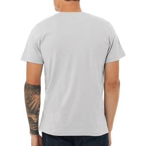 Camiseta de algodón de secado rápido para hombre, manga corta, cuello redondo, lisa, resistente a las arrugas, básica y ligera. - Product Image 2