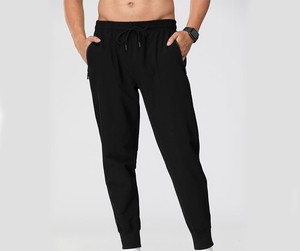 Nouvel Arrivage Pantalon Jogger Évasé Streetwear Personnalisé en Polaire 100% Coton Respirant Taille Mi-Haute Élastique Devant Plat Coupe-Vent pour Homme - Product Image 3