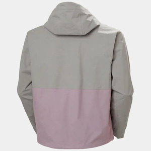 Chaqueta con Capucha para Hombre, Resistente al Viento, Diseño de Bloques de Color, Corte Holgado, Estilo Casual, Forro Polar, 100% Algodón, Ecológica, Ropa de Invierno - Product Image 2