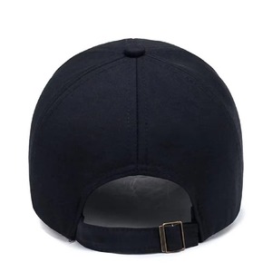 Wholesale Custom Black Baseball <b>Cap</b> Metal Badge Detail High Quality Structured Sports Hat Adjustable Cotton Dad <b>Cap</b> Sun - Product Image 3
