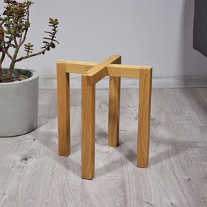 Luxury Wood Plant <b>Stand</b> Mid Century Modern Style Decorative Flower <b>Pot</b> <b>Stand</b> for Living Room and Bedroom - Product Image 6