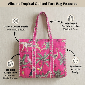 Sacs Kantha matelassés |   Sac fourre-tout en coton fait main par un artisan, style bohème, patchwork, sac à bandoulière, durable et écologique - Product Image 6