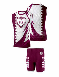 Uniformes de Atletismo de Primera Calidad al por Mayor, Logotipo Personalizado, Precio Económico - Product Image 3