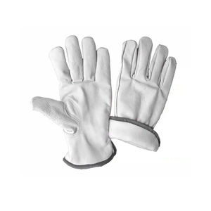 Gants de protection en cuir de vachette de qualité supérieure, doux et confortables, pour conducteurs, travaux industriels et jardinage. - Product Image 5