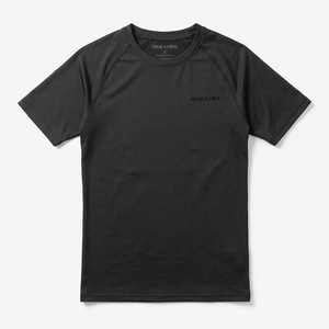 ONEAPEX Custom <b>Charcoal</b> Gray Compression <b>Shirt</b> Mens Short Sleeve Gym Fitness Training Athletic Base Layer Sportswear OEM ODM - Product Image 2