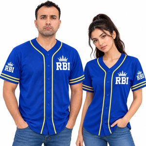 Maillot de baseball pour homme adulte, imprimé numérique, en tissu mesh polyester, antibactérien, séchage rapide, respirant, grande taille, anti-UV, entièrement imprimé à l'avant - Product Image 3