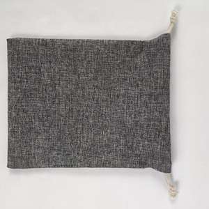 Small Eco Friendly Jute Jewelry <b>Pouch</b> with <b>Drawstring</b> for Ring Necklace and Earring Storage - Product Image 3