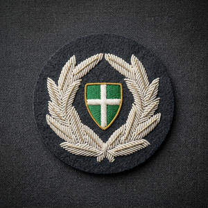 Écusson brodé personnalisé avec aigle et couronne de lauriers, à coudre sur tissu, pour uniforme ou vêtement - Product Image 6
