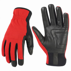 Gants de mécanicien en cuir de chèvre à quatre directions, protection personnelle, robustes, durables pour la maison et le jardinage - Product Image 3