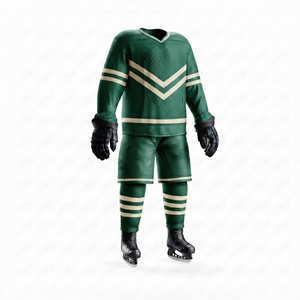 Uniforme de hockey sobre hielo personalizado, camiseta y pantalones de hockey sobre hielo, ropa deportiva ligera y transpirable diseñada para clubes - Product Image 1